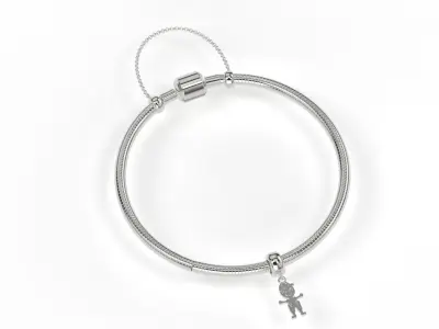 Boy Charm 3D print model