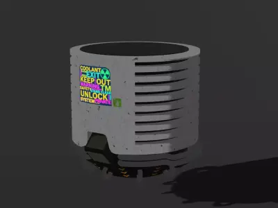 Engine light bulb Free 3D model