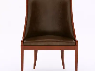 leather armchair 3D model buy