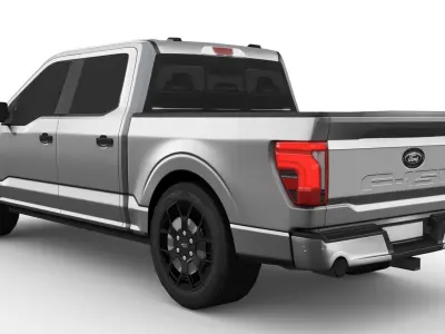 F-150 STX 2024 Low-poly 3D model