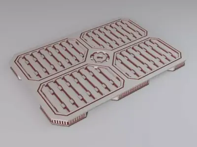 Sci Fi Shipping Pallet for Warhammer 40K Necromunda Star Wars Free 3D print model