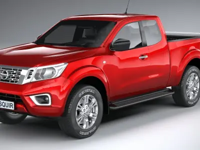 Nissan Navara 2020 3D model