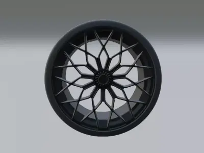WHEEL  and TIRE LAM  3D model