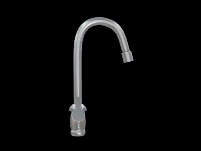 Sink Tap Low-poly 3D model