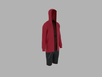 Sport Suit Low-poly 3D model 36