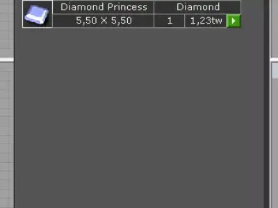 Princess diamond ring 3D print model purchase
