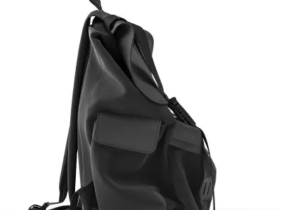 Backpack Universal Black 3D model
