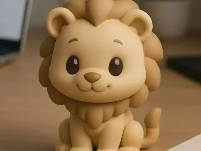 Lion - Kawaii Animals Collection 3D print model