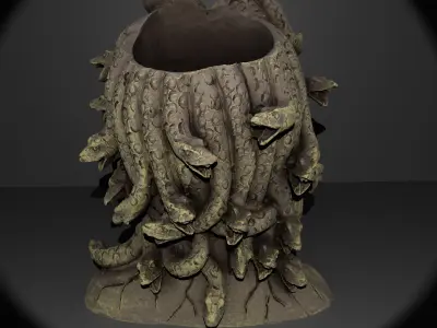 Medusa Planter 3D print model