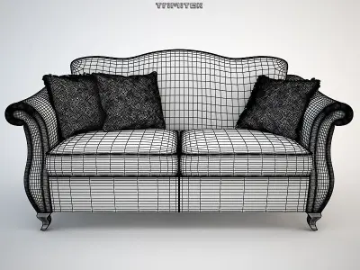 Classic Sofa Chantal 3D model