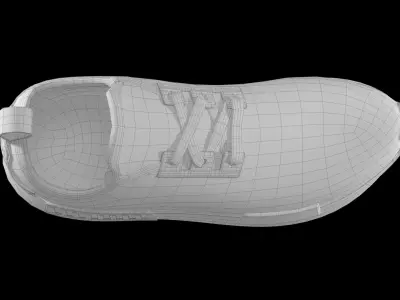 Adidas NMD Low-poly 3D model