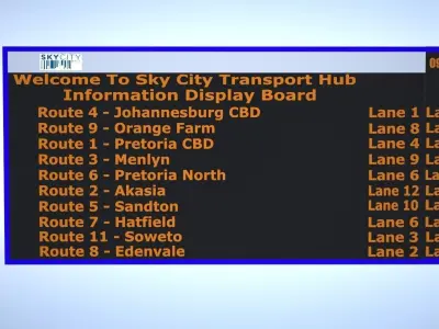 Transport Hub Taxi Rank 3D print model