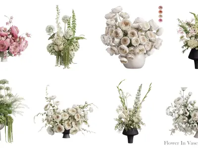 Flower In Vase Collection 08