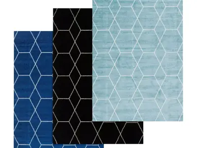 Rug Set 1840 3D model