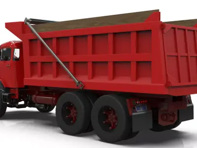 Mercedes-Benz 2624 Dump Truck 3D model