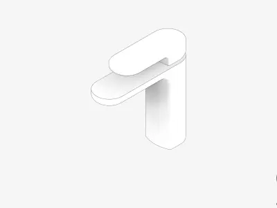 Basin Mixer - Luxury - Chip Low-poly 3D model