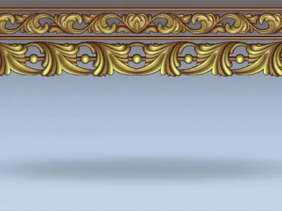 ANTIQUE MIRROR FRAME 3D model