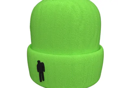 Billie Eilish Cap  Low-poly 3D model
