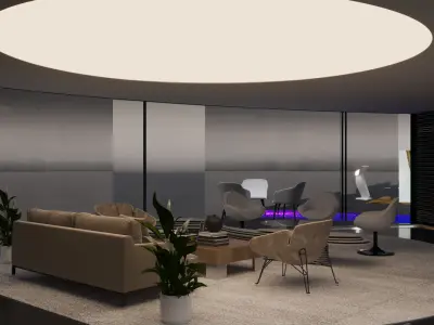 booth outer space 430m  Ministry of Defense 3D model