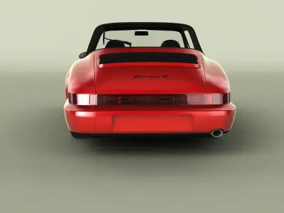 Porsche 911 964 Targa 3D model