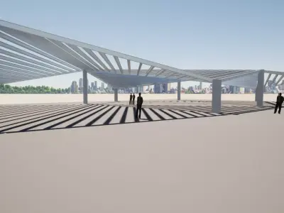 Fold roof Free 3D model