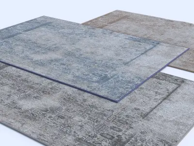 Antique Terms Carpets 3D Model Textures and material 3D model