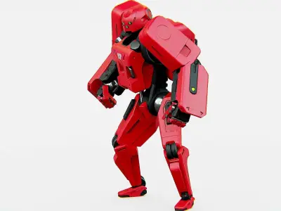MECHA SOLDIER X Rigged for Unreal Engine - Unity - MIXAMO 3D model