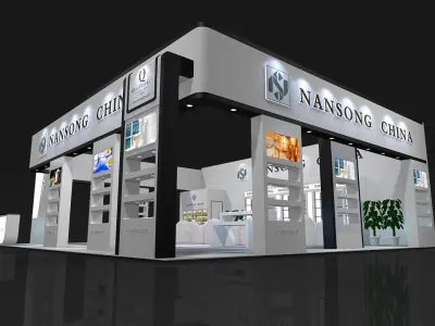 Showroom - Area - 12X10-3DMAX2009-026 3D model