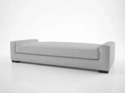 RH Modern Modena bench 3D model