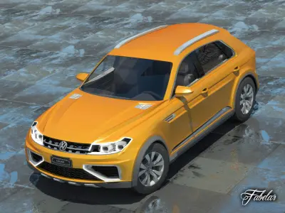 Volkswagen Crossblue coup STD MAT 3D model