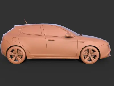 Alfa Romeo Giulietta 2010 3D print model