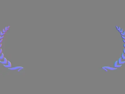 Laurel Decorative Wreath Free 3D model