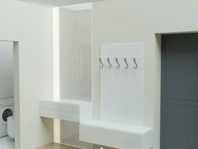 Interior of a two-room apartment 3D model