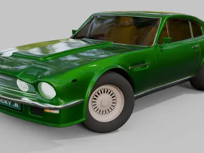 Aston Martin V8 Vantage 1987 3D model