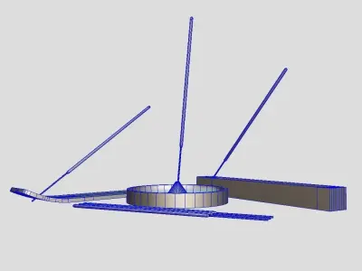 Incense Burner Pack Low-poly 3D model