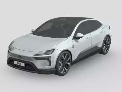 Polestar 4 Low-poly 3D model