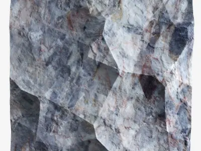 90-RockPanel piece of rock 3D model