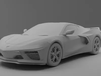 Chevrolet Corvette Stingray 2021 3D model