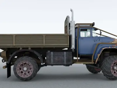 ZIL-Marshland monster truck 3D model