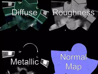 Green Textured Helmet model pack Low-poly 3D model