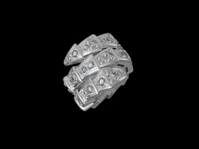 Snake Necklace 3D print model