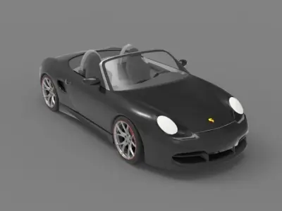2003 Porsche Boxster 3D model