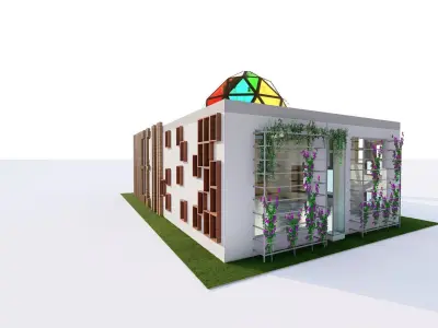 mosque-modern 3D model