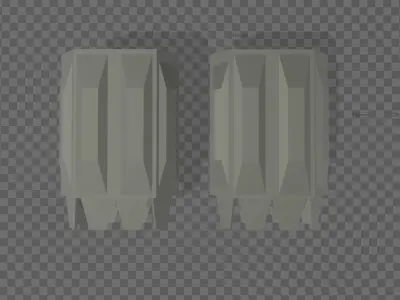 Nuclear Thermal Engine - Hexagrid thruster 3D model