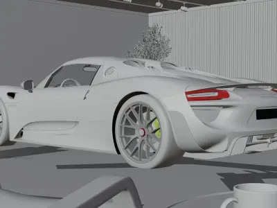Porsche 918 3D model