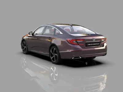 Honda Accord 2018-2022 HQ interior 3D model