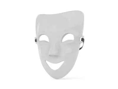 Theatre Masks 3D model