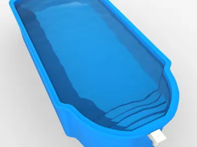 Zahradni bazen Sec 3D model