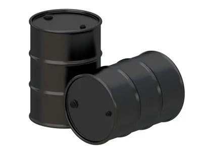Barrel Black 3D model