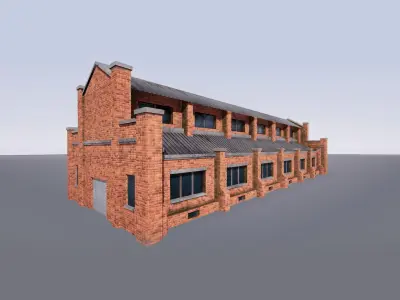 Trains Pack Low-poly 3D model